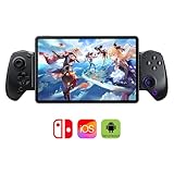 abxylute S8 Bluetooth 5.3 ゲームコントローラー有線接続 iPhone 全シリーズ、Ipad、iPad mini、Android、Switch1&2、PC 全対応 タブレット用 ゲームパッド 1000mAh長续航 最大216mm伸縮可能 背面ボタン ABXYマイクロスイッチボタン 6軸ジャイロ 人間工学設計 ドリフト防止ホールスティック 「COD」「原神」「ゼンレスゾーンゼロ」「崩壊：スターレイル」「ゼルダの伝説」対応 日本語説明書