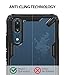 Ringke Fusion-X Compatible with Huawei P20 Ergonomic Transparent Military Drop Tested Defense PC Back TPU Bumper Impact Resistant Protection Technology Cover Huawei P20 Case (2018) - Black