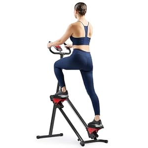 Sunny Health & Fitness Stair Stepper w/Handlebar, Extended Step Range Climber Machine for Legs, Core and Glute Workouts, Connection with Free SunnyFit App