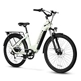 VEEFA Electric Bike for Adults 27.5” Ebike 24Mph Power by 1000W Peak Motor 80 Miles Max Range by 48V Built-in Removable Battery, 5 Pedal-Assist Levels, E Bike Suitable for Commuting