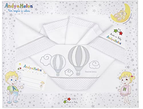 Interbaby 04179-18, Set di 3 Lenzuola in Cotone