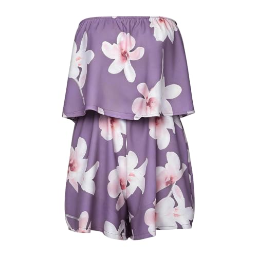 Mono corto de verano para mujer con bolsillos y diseño bohemio de pierna ancha 5