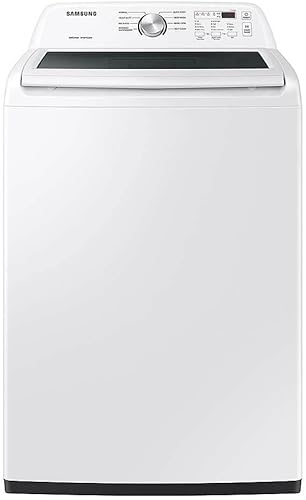 Miniatura 2 de Samsung Lavadora y secadora inteligente de alta eficiencia de carga superior blanca, par de lavadora y secadora de 4.5 pies cúbicos, secadora