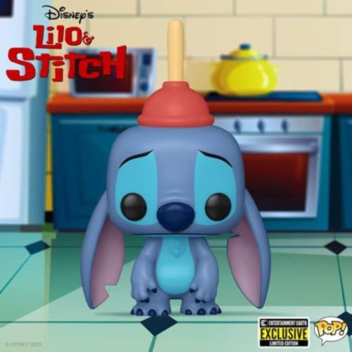 Funko Pop! Disney: Lilo & Stitch - Figura Stitch com êmbolo (exclusivo Entertainment Earth)