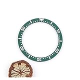 yaoqijie 33mm 39mmセラミックベゼルインサートWatchDial Diver Prospex腕時計部品腕時計リングSKx SPR SRPE 5スポーツセンス lasting (Color : Green 33mm)