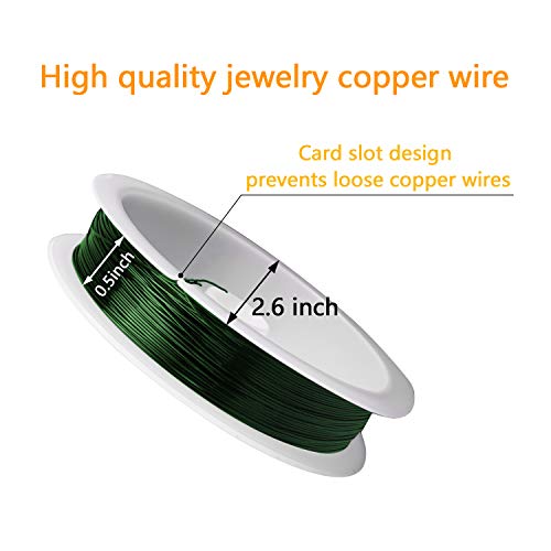 Jewelry Wire for Jewelry Making Jewelry Beading Wire for Jewelry Making Supplies 9 Pack (26 Gauge)