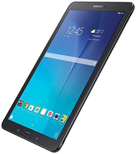 Contenuto della confezione: Tablet PC Samsung Galaxy Tab E T560N da 24,3 cm (9,6 pollici), nero, batteria, adattatore, cavo dati, istruzioni brevi (lingua italiana non )