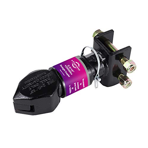 2-5/16" Adjustable Trailer Coupler With Trigger Latch Sae Class Iv 12500 Lb For Towing Rv, Boat, Camper (Black) (12500Lbs 2-5/16") #TOP1