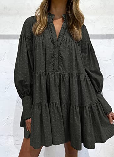 Aox Abito da Damigella d'Onore Elegante da Donna