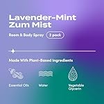 Indigo Wild Zum Mist Room & Body Spray - Aromatherapy Essential Oil Spray - Natural Body Mist & Room Spray - Lavender-Mint Scent - 4 fl oz (2 Pack) - Image 2