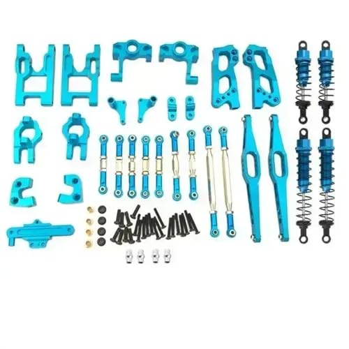 Amortisseurs RC 1/12 de buggy bleu pour vos sessions de pilotage outdoor