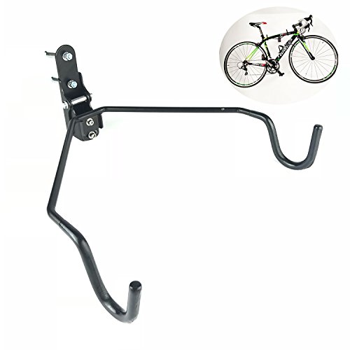 Saurka Foldable Bike Wall Mount, Bike Rack Wall, Bicycle Horizontal Mounting Hanger