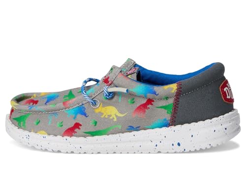 Image of Hey Dude Kids Wally Dino (Little Kid /Big Kid) | Casual Shoes