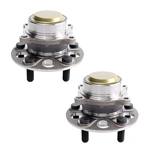 Image of TRQ Rear Left and Right Wheel Bearing and Hub Assembly Set 2 Piece Compatible with 2018-2023 Honda Odyssey 2021-2022 Acura TLX Base Model 2023 TLX