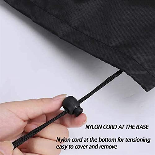Housse imperméable bâche protection salon de jardin 240x240x25cm durable - 6