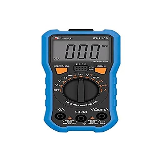 MULTÍMETRO DIGITAL TRUE RMS ET-1110B - MINIPA