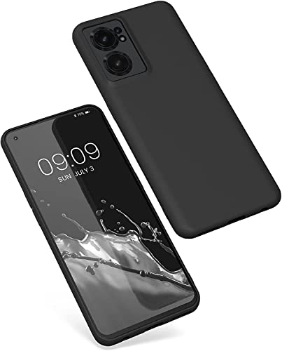 Image of REALCASE OnePlus Nord CE 2 Back Cover Case | Full Protective Liquid Silicone | Shockproof Back Cover Case for Oneplus Nord CE2 5G (Black)