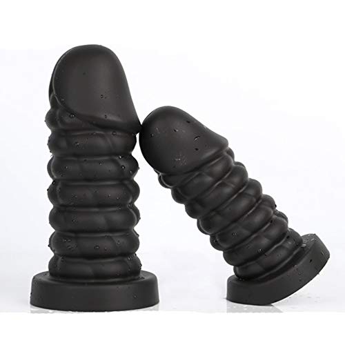 Jixaxe Realistischer Dildo Riesen Dildo mit Starkem Saugnapf Weichen Silikon Dildos Dicker Analdildo Big Analplug Butt Plug Anus Expansion Sexspielzeug für Männer, Frauen, Paare (Schwarz L) – Bild 6