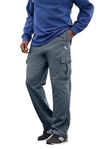KingSize Men's Big & Tall Tall Fleece Cargo Pants