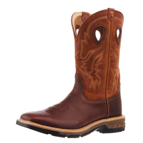 Image of Twisted X mens 12 inch Pull on Soft Toe Western Work Boot