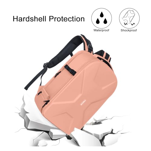 Image of MOSISO Camera Backpack, Photography Camera Bag 15-16 inch Waterproof Hardshell Case with Tripod Holder&Laptop Compartment