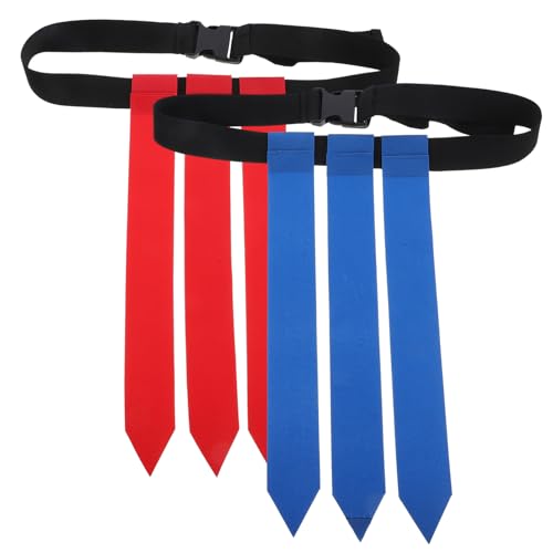 POPETPOP Football Belt Flag 2pcs Boys and Girls Adults Flag Football Portable for Beach Park