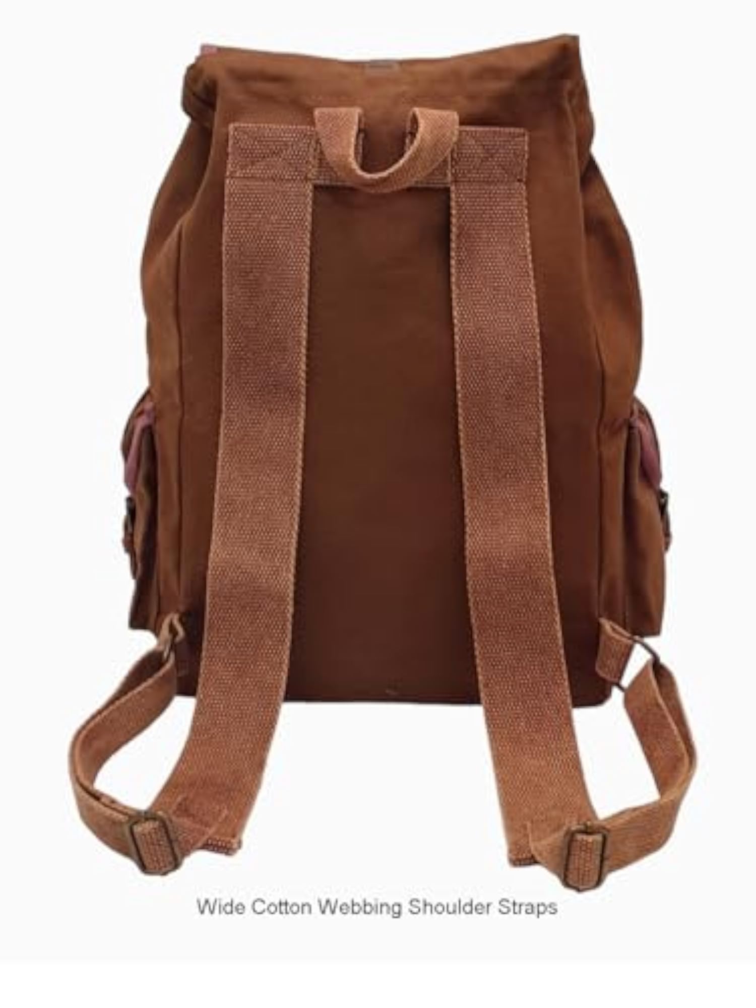 Spacious Canvas Backpack for Men & Women, 19 Liters
