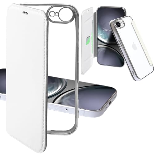Carrier-City iphone 16e P[X 蒠^ wʃNA ^  y Jo[ 킢 IV J[h|Pbg J[hP[X X}zP[X (iphone 16e, zCg)