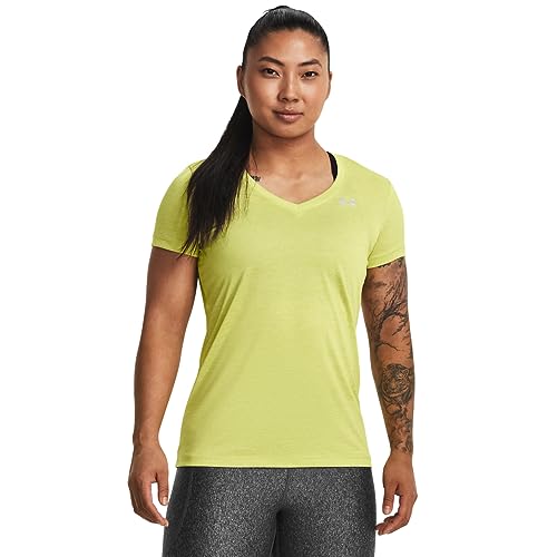 Image of Under Armour Womens Tech V-Neck Twist Short-Sleeve T-Shirt