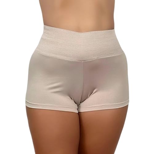 Kit 2 Shortinho Compressão Calcinha Feminina Pós Parto (M - 38/40, Sortidos)