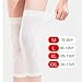 OOAYDYWO Silk Knee Guards for Women's Thin Warm Joint Protection