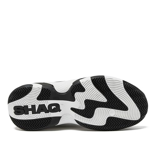 Image of SHAQ Devastator High Top Basketball Shoes for Men, Indoor or Outdoor Court Basketball Mens Sneakers - Black, White, Green, Blue, Orange or Red Size 8 to 15