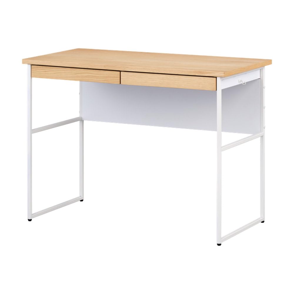 Amazon.co.jp: ISSEIKI フェロー デスク 100 (ナチュラル)(ホワイト