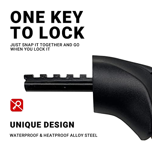 Himiway Bike Cable Lock 5 Digit Combination Heavy Duty Anti Theft Bike Locks 4 Ft 12Mm Bike Lock Cable For Outdoor Equipment Bicycle Lock High Security Cable Bicycle Locks For Road & Mountain Bike #TOP4