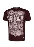 Pit Bull West Coast T-Shirt Multisport Rotwein M