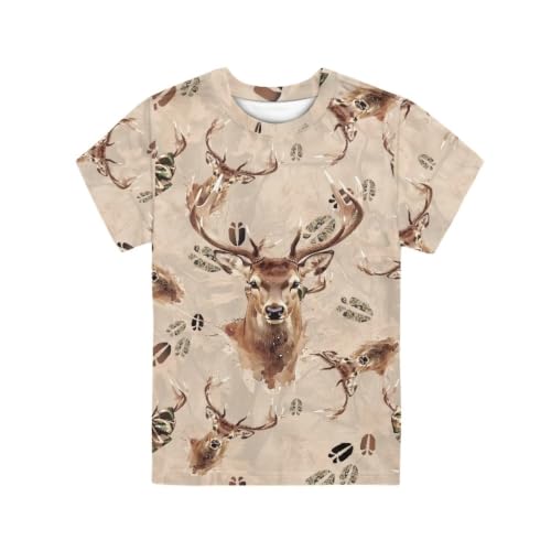 Image of Renewold Kids Novelty T-Shirt for Girls Boys Short Sleeve Crewneck Summer Tee Soft Breathable Graphic Shirt for Age 2-16