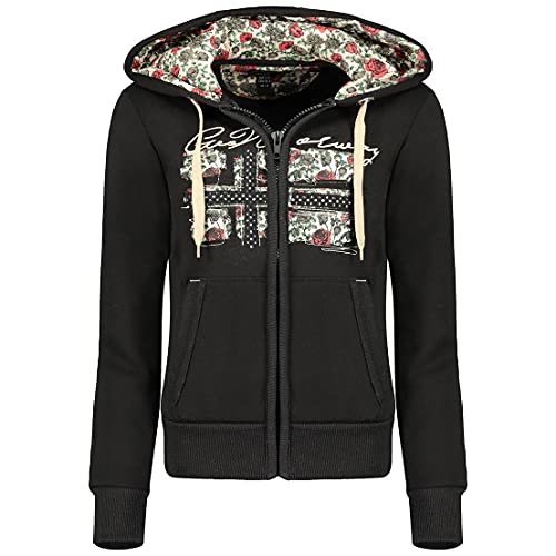 Sweat-shirt femme capuche Geo Norway Fabeaute pull zippé casual