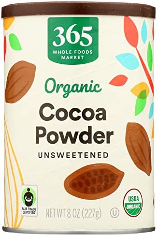 365 by Whole Foods Market, Organic Cocoa Powder, Unsweetened, 8 Ounce