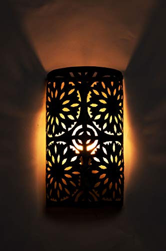 Marokkanische orientalische orient mediterrane Wandlampe Wandleuchte Wand Lampe Leuchte aus Eisen Madira - inklusive… – Bild 3