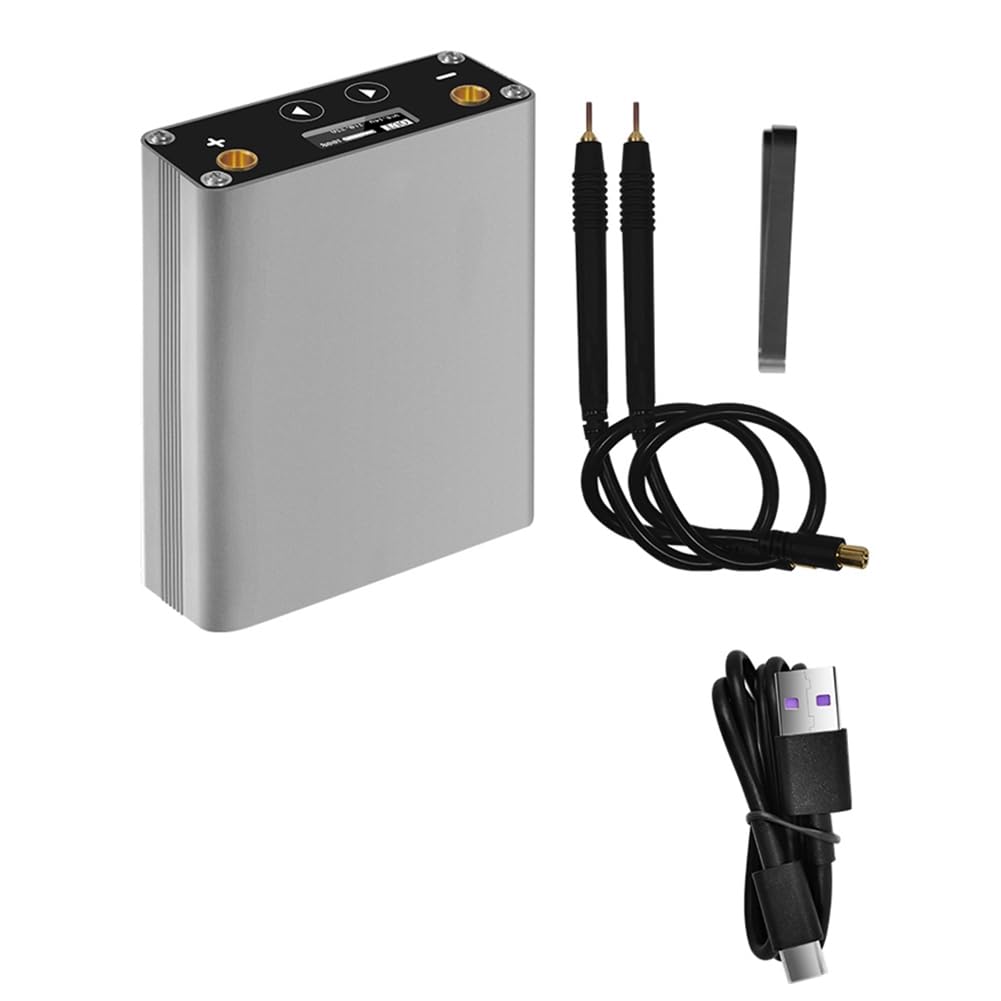 Littimoon Spot Welder Adjustable 30 Gears OLED Screen 5000mAh Lipo Include for Max 0.15mm Strip Portable Spot Welding -30