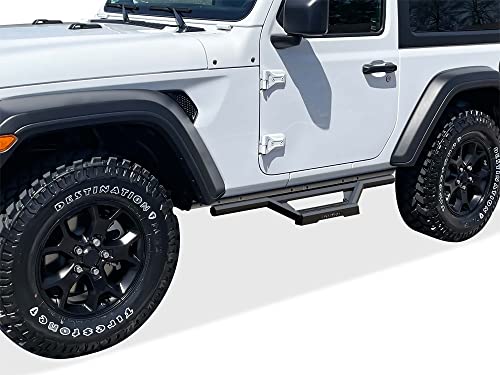 Estribos Laterales Jeep Wrangler JL 2018-2026 Acero Inoxidable miniatura 4