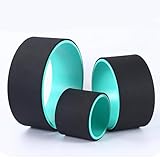 Back Roller - Back Stretcher, Yoga Wheel, Back Cracker, Popper, Deep Tissue Massager - for Back Pain Relief, Back Cracking, Yoga Stretching, Trigger Point Therapy Foam Padded Rollers - 3 Pack