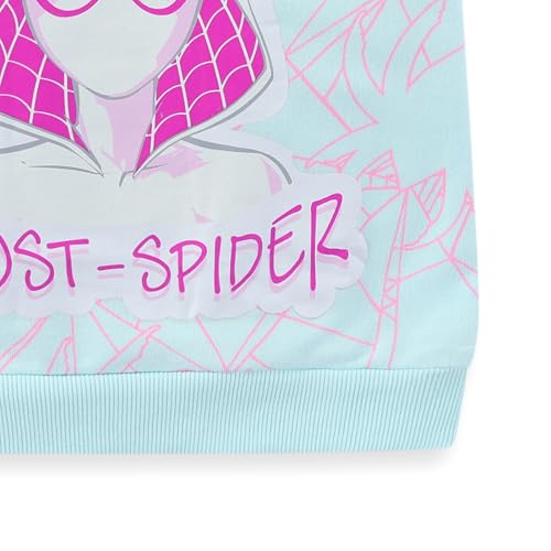 Image of Marvel Spider-Gwen Ghost Spider Girls French Terry Short Sleeve T-Shirt and Shorts Set for Toddler to Big Kids