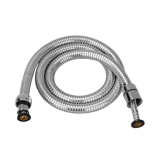 Image of MHS Heavy Duty Health Faucet Hose Pipe - EPDM Steel Braided Flexible Tube for Bathroom Hand Shower & Faucet | High-Pressure Resistant, Leak-Proof & Rust-Free | Made in India (1 Meter)