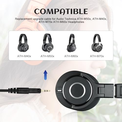 Cable de audio auxiliar 2.5mm a 3.5mm/6.35mm 5ft miniatura 2