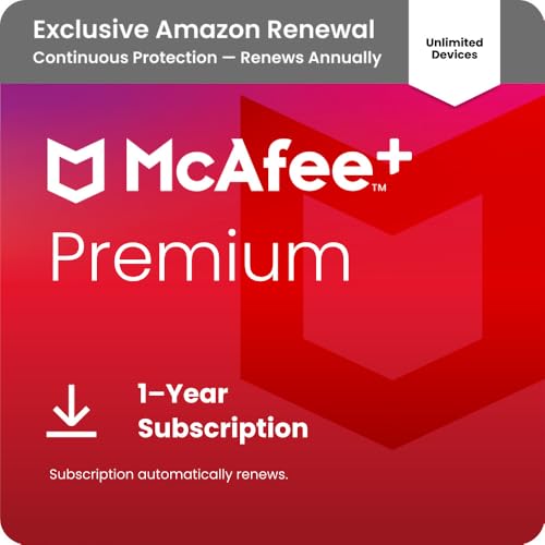 Image of McAfee+ Premium 2026 Antivirus Software, Unlimited Devices | Auto-Renews