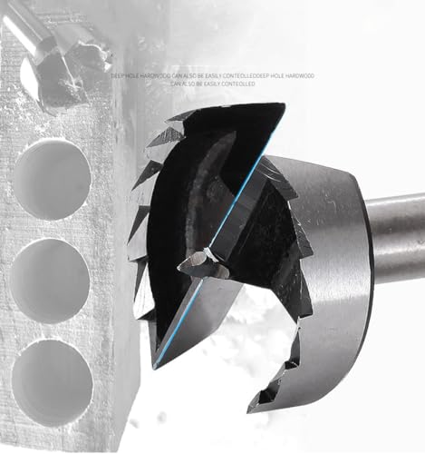 Meichoon Upgraded Version Multi-Tooth Forstner Drill Bit Set Higher Hardness Hole Saw Auger Opener Woodworking Drilling Tool Wood Cutter 40mm - Image 4
