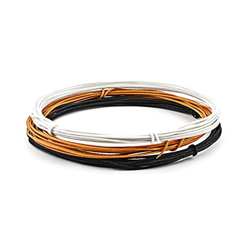 Fil de guitare vintage pré-étamé tressé pour électronique 3m