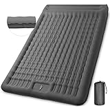 GDREAMT ダブル エアーマット キャンプ マット コンパクト 幅広135cm 厚さ12cm エアマット 2人用 枕付き 寝心地よい 厚手 持ち運び便利 収納袋付き アウトドア用 車中泊用 キャンプ用品