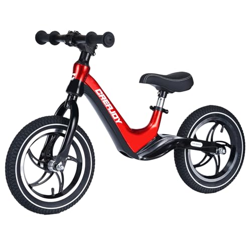 Image of 12 Inch Balance Bike for Kids 3-6 Years Boys Girls | Bicolored frame, light weight, inflatable tires